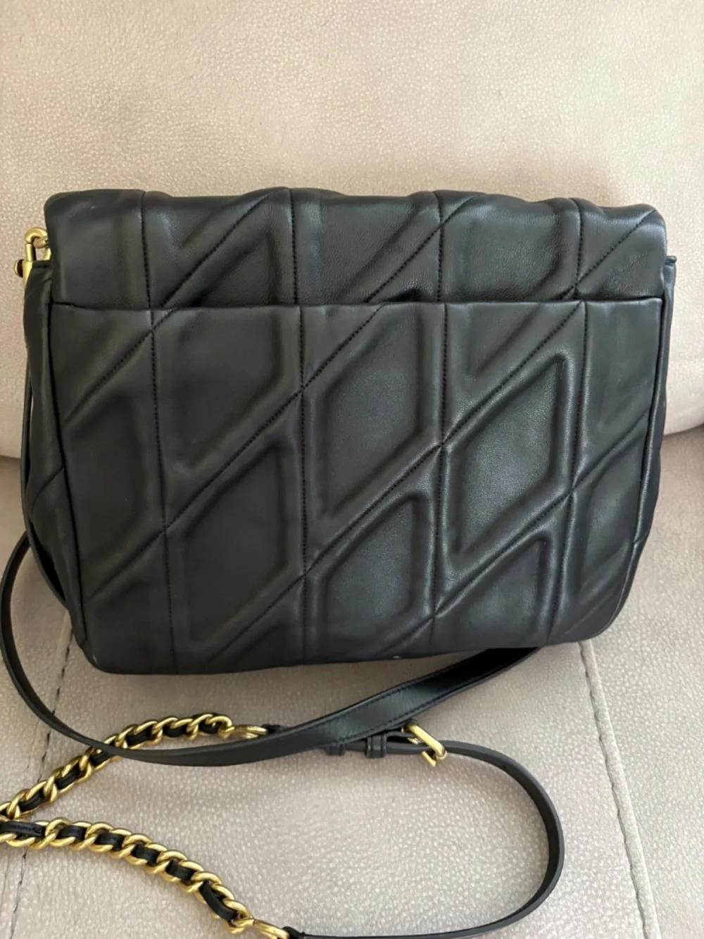 Coach Qlt Wsh Tabby 26 Brass/ Black - Picture 2 of 11